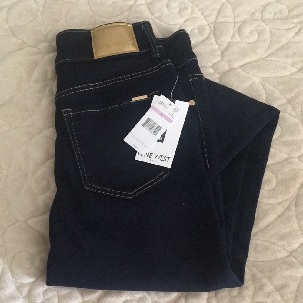 NWT Nine West Dark Blue Jeans